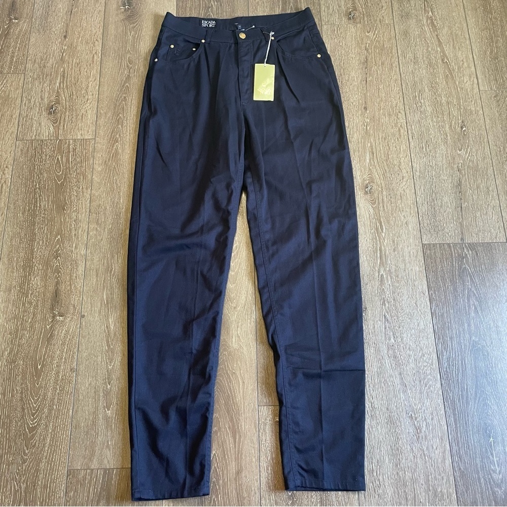Escada NWT Sport Dark Blue Denim Jeans Size 44